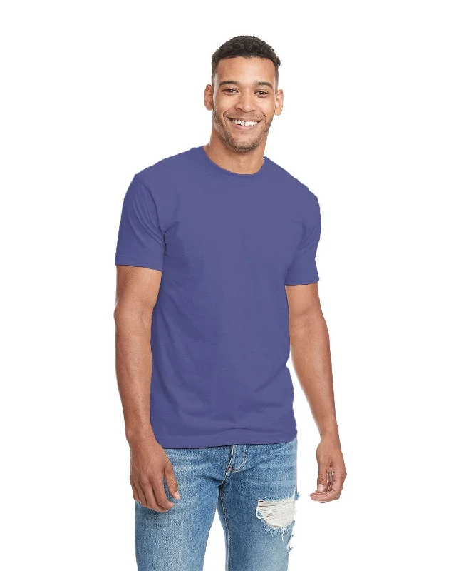 Weekend Specials to Savor Next Level Mens CVC Crewneck Tee | Heather Cool Blu