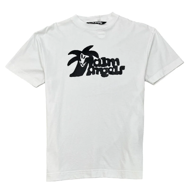 Year-End Sale Men's Bubble Logo T-Shirt White Size S