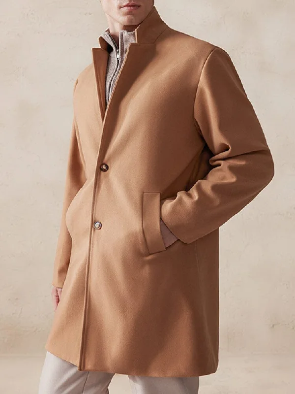 Unmissable Sale Comfy Stand Collar Tweed Coat