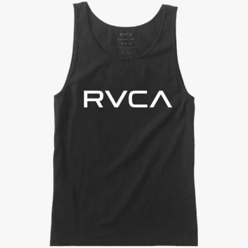 Weekend Bargains to Sizzle Rvca Mens Big Rvca Vest Black