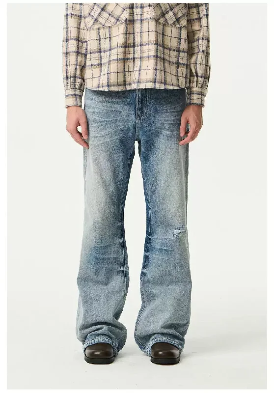 Steals and Deals Subtle Distress Faded Jeans