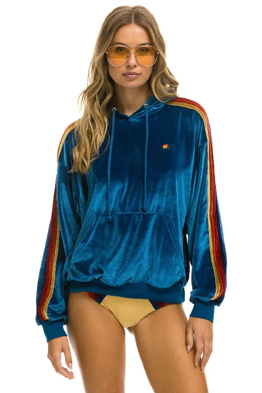 Factory Direct Sale CLASSIC VELVET RELAXED PULLOVER HOODIE - VINTAGE BLUE