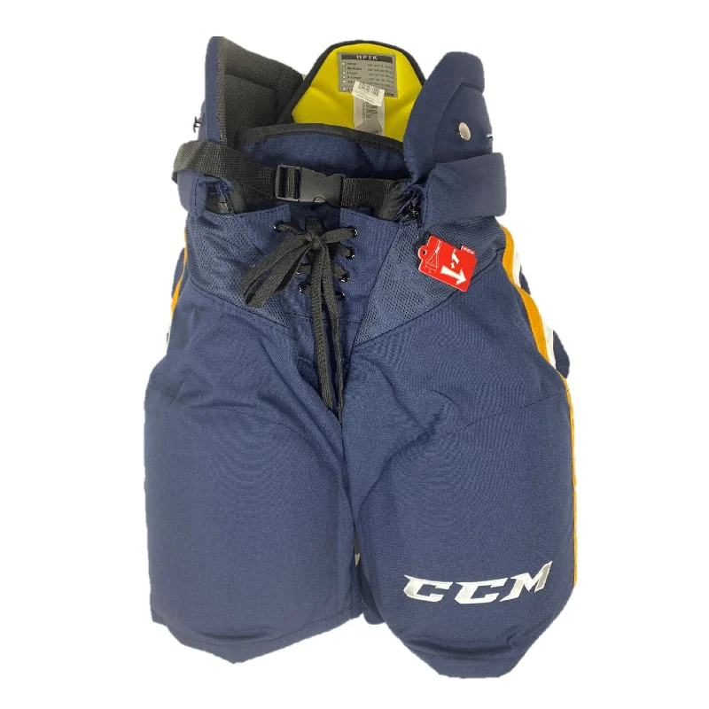 Weekend Deals to Make You Happy CCM HPTK OHL Pro Stock Hockey Pants - Navy/White/Yellow Weekend Deals to Make You Happy CCM HPTK OHL Pro Stock Hockey Pants - Navy/White/Yellow