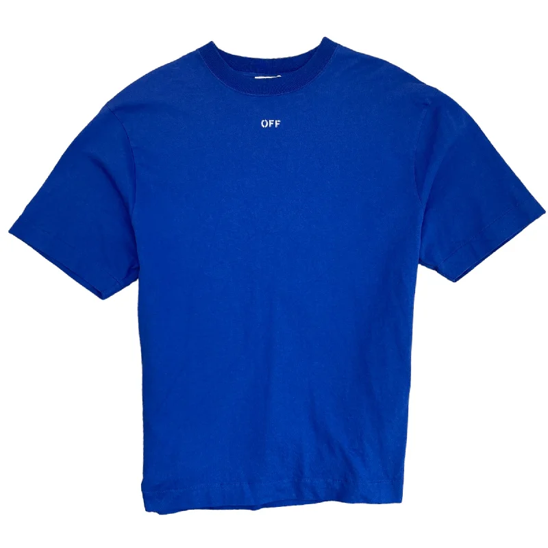 Weekend Offers That Amaze Men's Logo T-Shirt Blue Size S