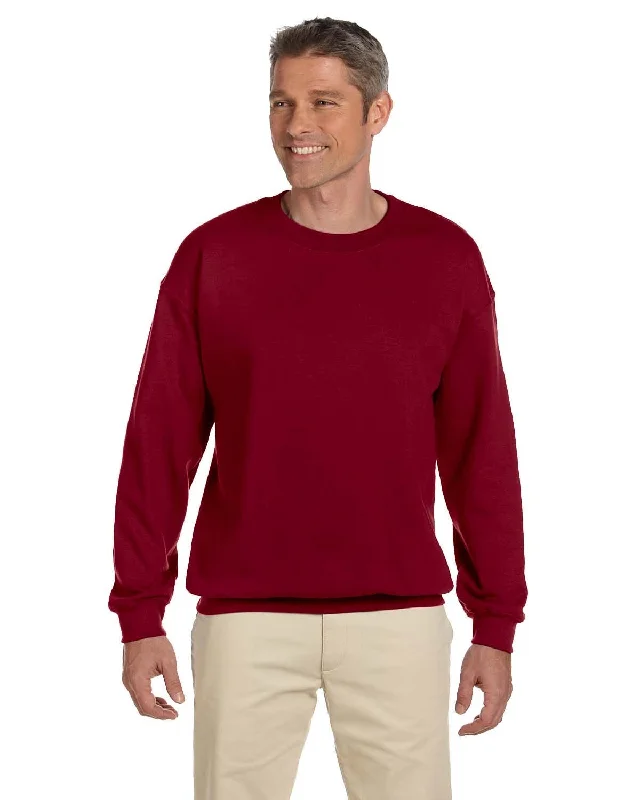 Weekend Bargains Await You Gildan Lightweight 50/50 Crewneck Sweatshirt | Garnet