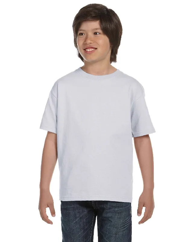 Hurry Up Hanes Youth ComfortSoft T-Shirt | Ash