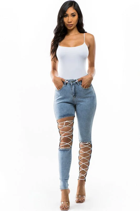 Incredible Offers DENIM JEANS MULTI STRIP