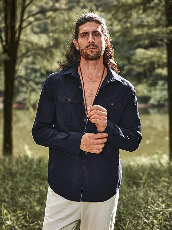 Special Buy Eco-friendly Cozy Linen Blend Shirt