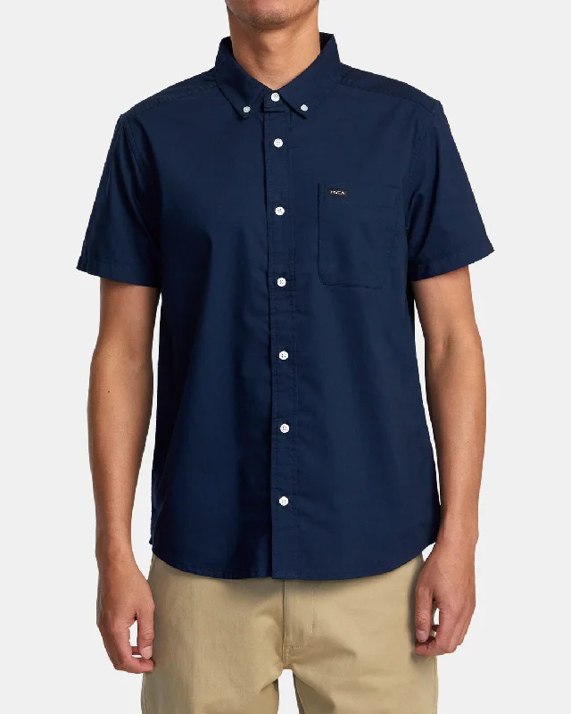 Special Offer Thatll Do Stretch Short Sleeve Shirt - Navy Marine