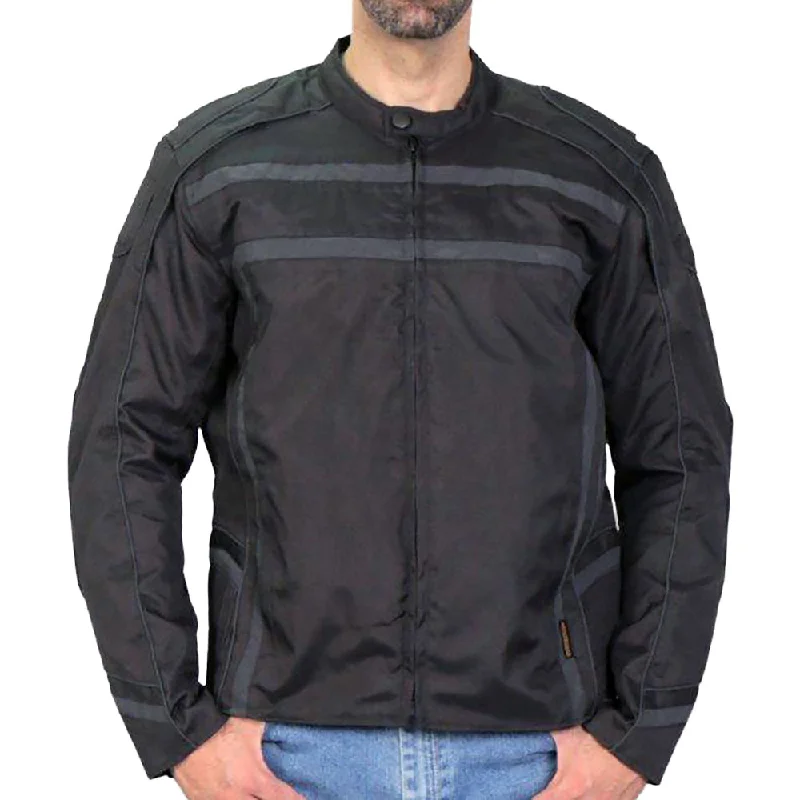Weekend Bargains to Cherish Hot Leathers JKM1023 Men’s Black High Visibility Nylon Jacket with Concealed Carry Pocket Weekend Bargains to Cherish Hot Leathers JKM1023 Men’s Black High Visibility Nylon Jacket with Concealed Carry Pocket