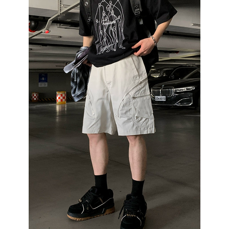 Closeout Deal Multi-Zip Detail Shorts