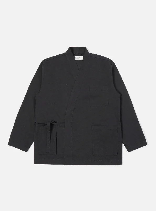 Epic Deals Universal Works Kyoto Work Jacket in Black Twill