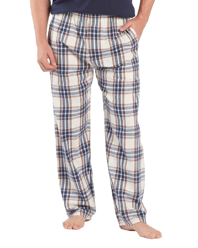 Navy/ Orange/ Cream Plaid