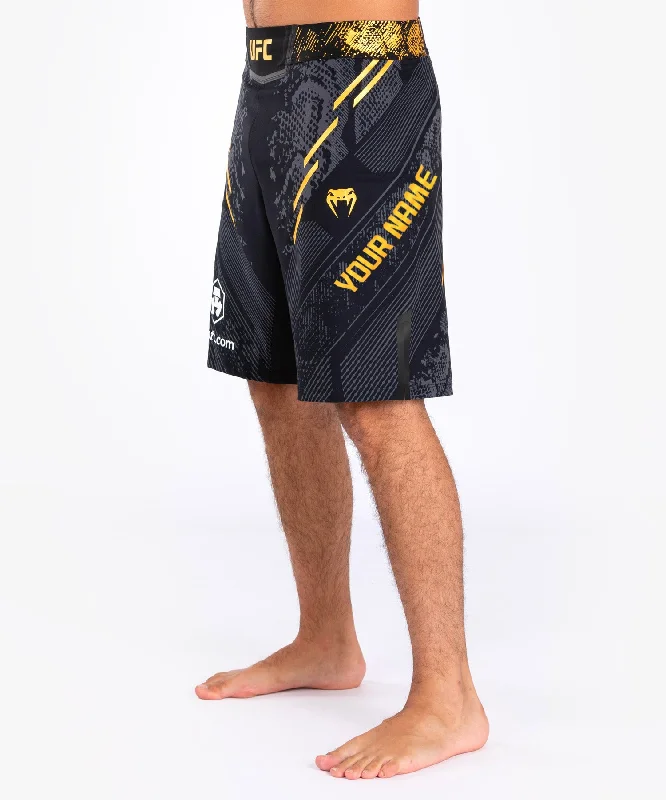 Best Choice UFC Adrenaline by Venum Personalized Authentic Fight Night Men's Fight Short - Long Fit - Black/Gold Best Choice UFC Adrenaline by Venum Personalized Authentic Fight Night Men's Fight Short - Long Fit - Black/Gold