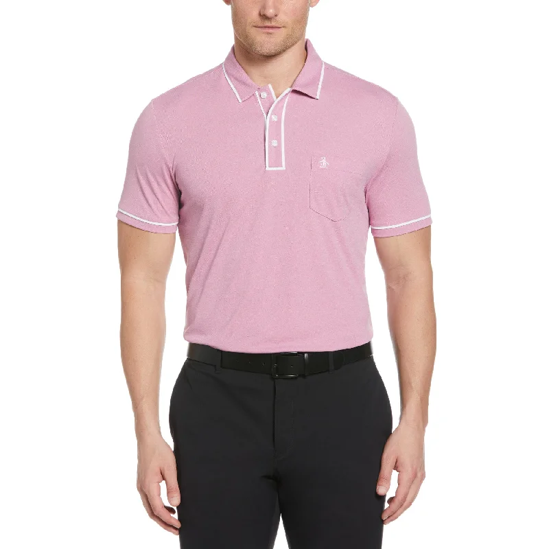 Great Deal Eco Performance Earl Golf Polo Shirt In Rose Bouquet