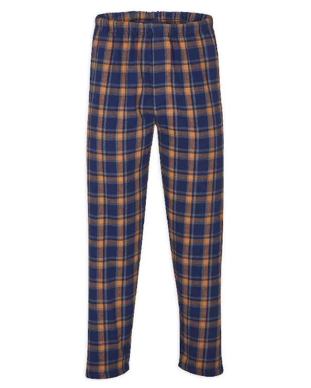 Heritage Navy/ Orange Plaid
