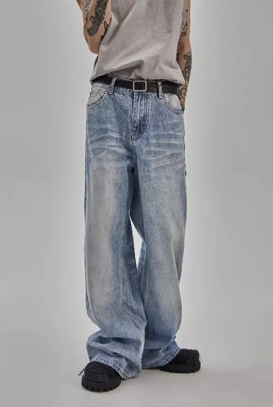 Online Specials Classic Washed Wide Cut Jeans