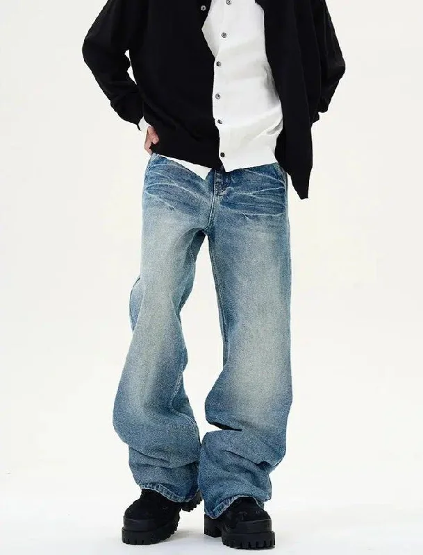 Unbeatable Deal Lightning Washed Straight Jeans