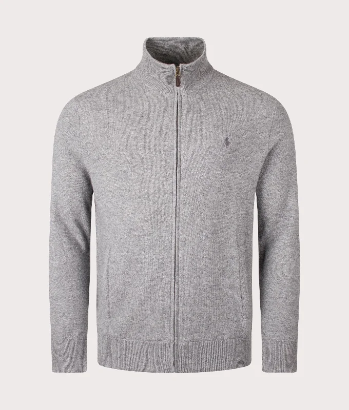 Weekend Deals to Make You Happy Wool Zip Through Sweatshirt