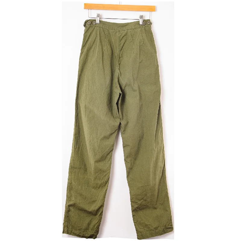 Special Buy US ARMY FIELD TROUSERS PANTS WOMENS SLACKS 1967 VIETNAM WAR SIZE 26X32