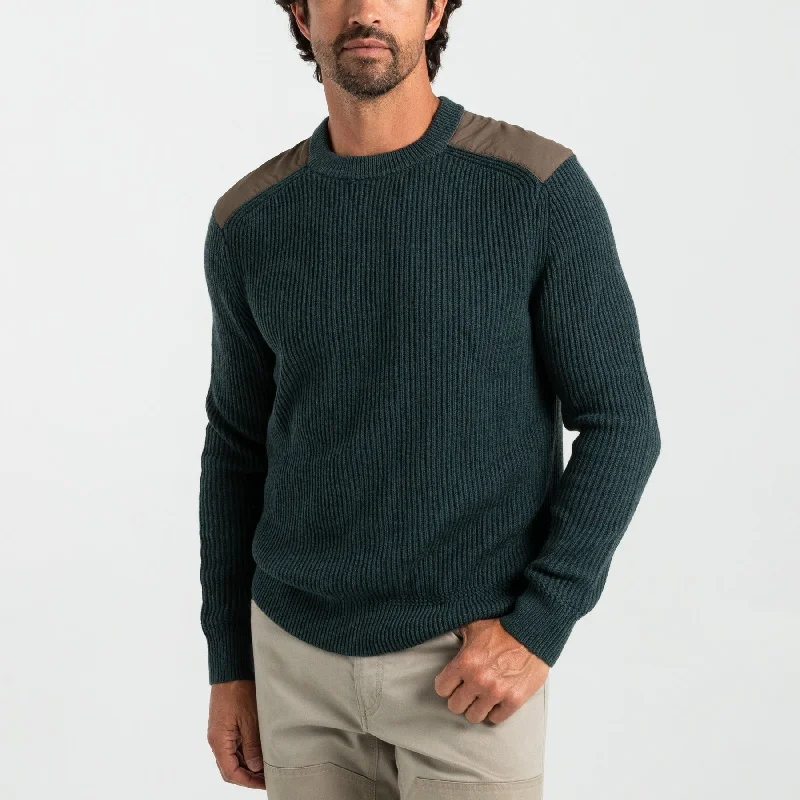 Weekend Savings Sensation Patton Merino Crewneck Sporting Sweater