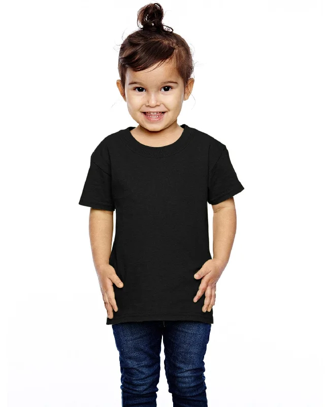 Today Only Fruit of the Loom Toddler 100% Heavy Cotton T-Shirt | Black
