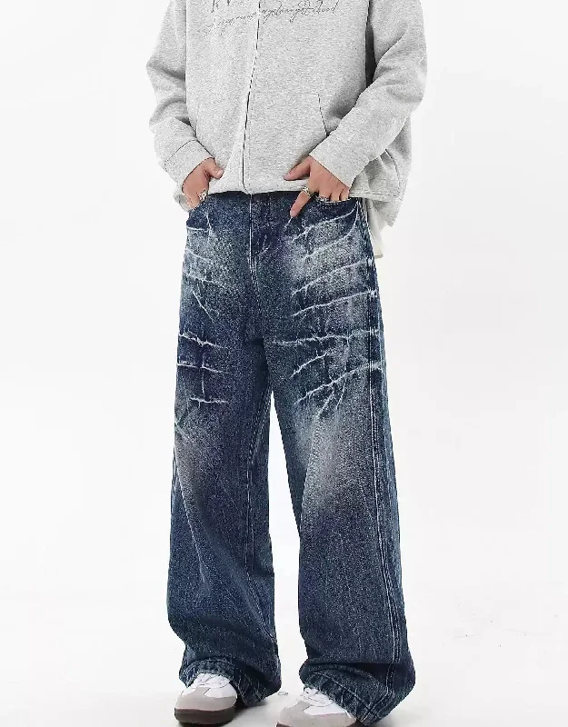 Can't Resist Lightning Cracked Jeans