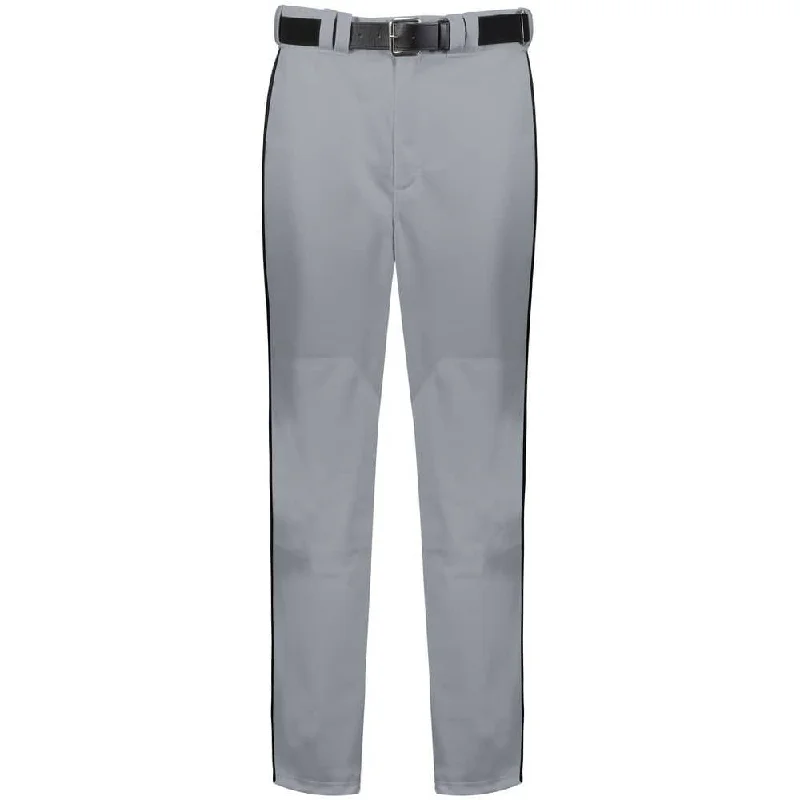 Stock Clearance Piped Diamond Series Grey-Black Baseball Pant
