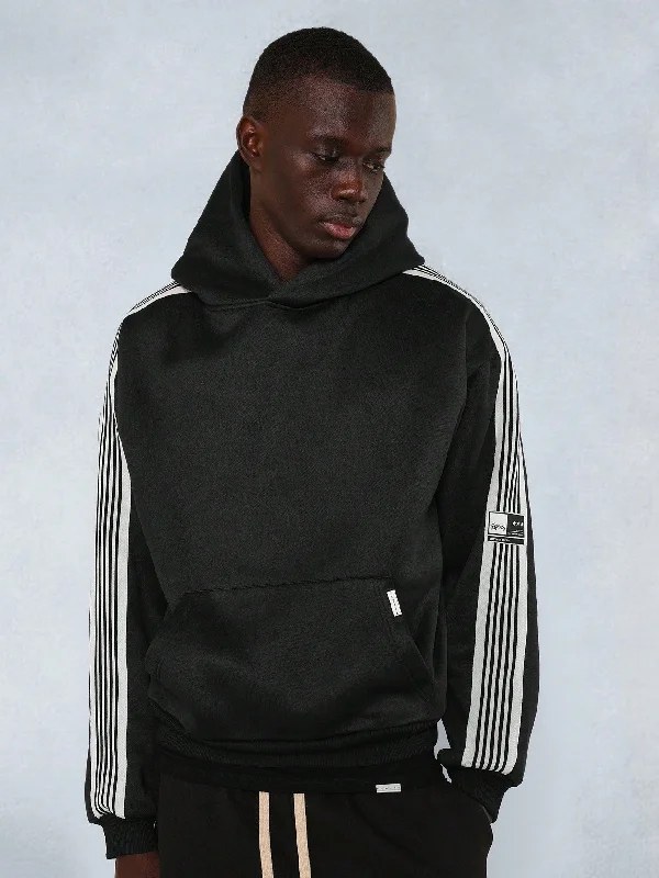 Online Only Regular Fit Overhead Hoodie With Tape Detail On Sleeve