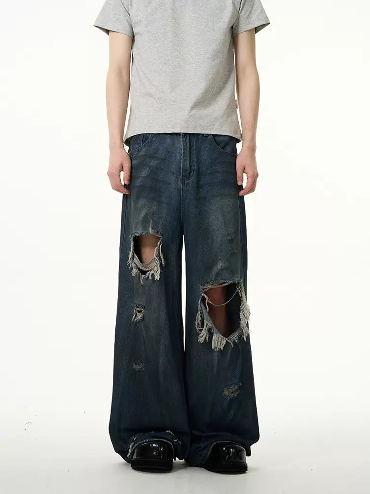 Weekend Deal Distressed Cuts Detail Jeans