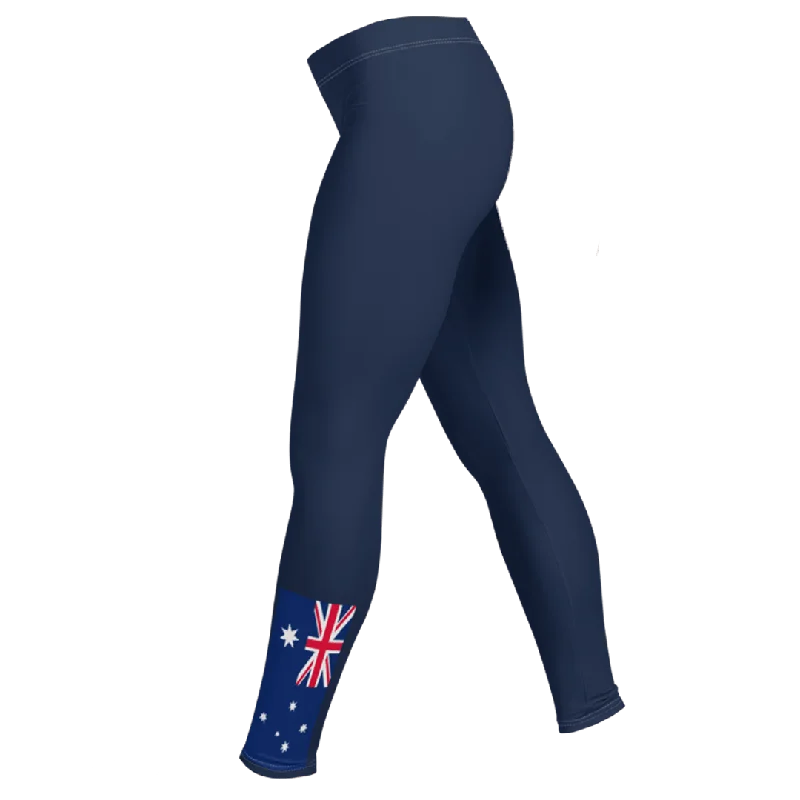 Value Deals Women's Australia Small Flag Leggings