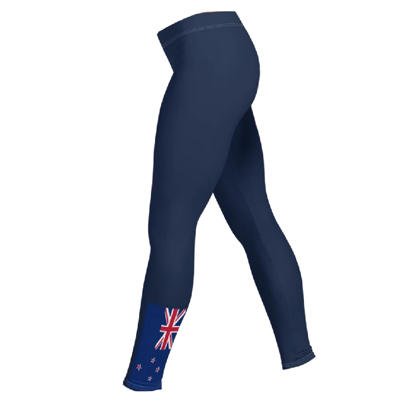 Weekend Offers You Can't Ignore Women's New Zealand Small Flag Leggings