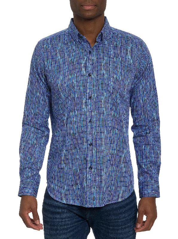 Crazy Deals Robert Graham FrankHauser Multi Color Long Sleeve Woven Shirt-Multi