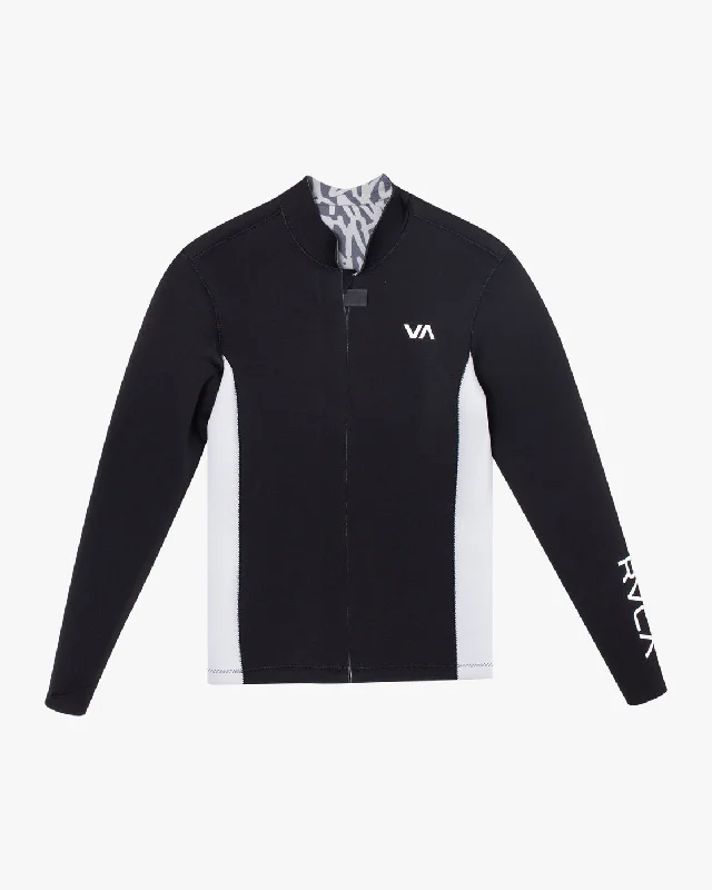 Mega Sale 2mm Balance Front Zip Wetsuit Jacket - Black/White