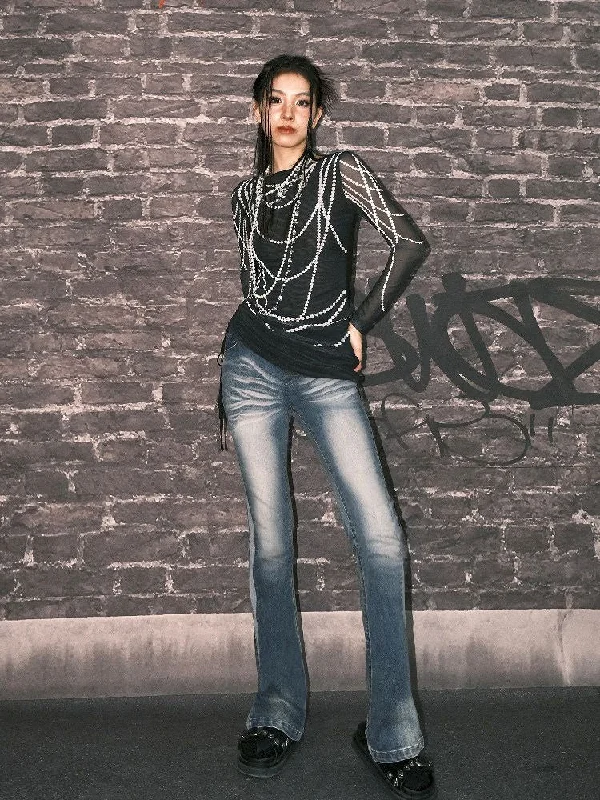 Epic Deals Low-rise micro stretch jeans【s0000004768】