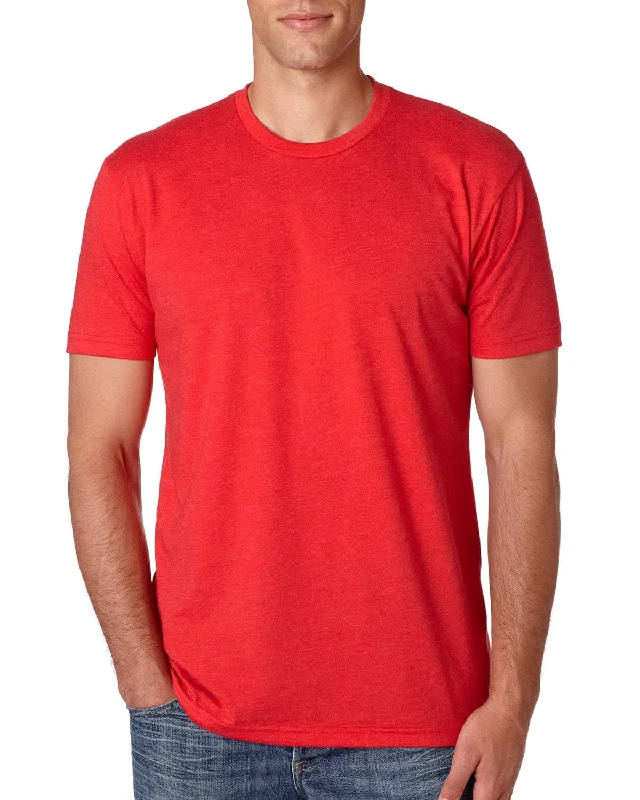 Special Price Next Level Mens CVC Crewneck Tee | Red