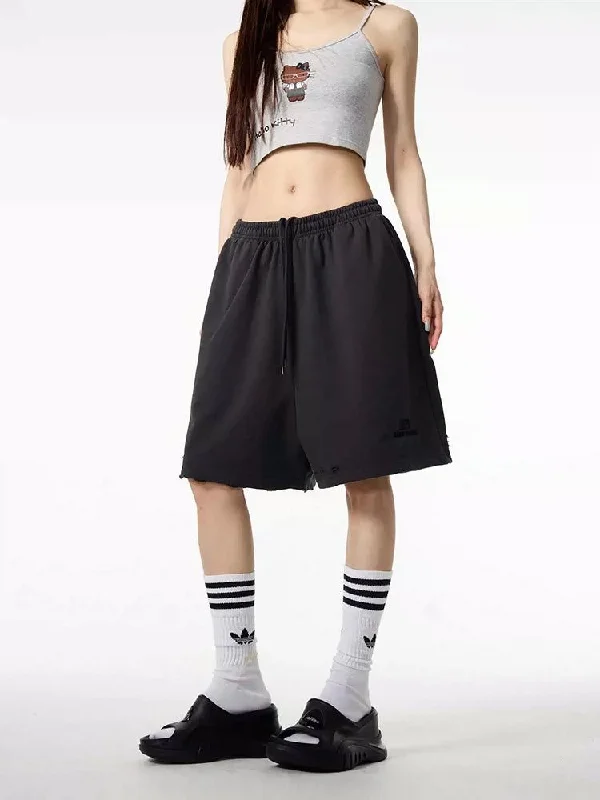 Weekend Offers That Impress Raw End Cotton Shorts