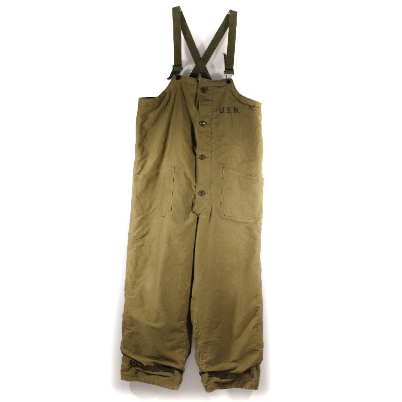 Now or Never USN US NAVY OVERALLS NSsx70201 40'S WW2 SIZE LARGE W42 L30