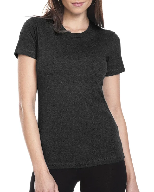 Quick Sale Next Level Ladies CVC Crew Tee | Black