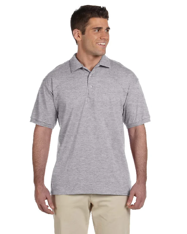 Markdowns Gildan Cotton Jersey Polo Shirt | Sport Grey