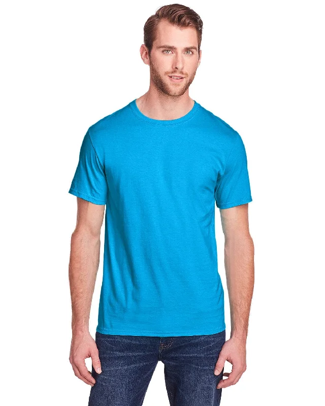 Weekend Discounts to Relish Fruit of the Loom Adult ICONIC T-Shirt | Pacific Blue