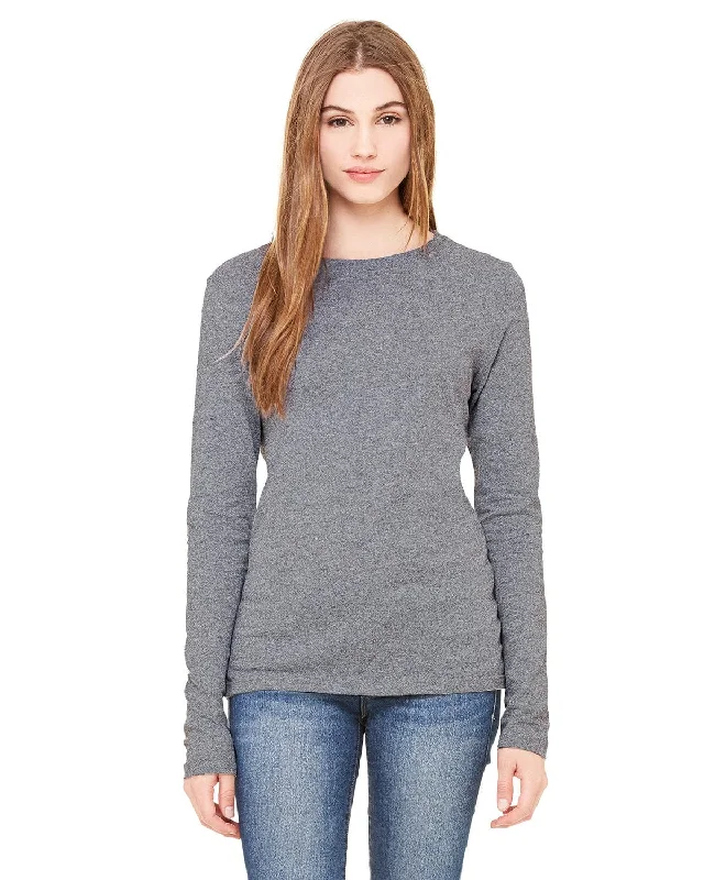 Act Now Bella+Canvas Ladies Long Sleeve T-Shirt | Deep Heather