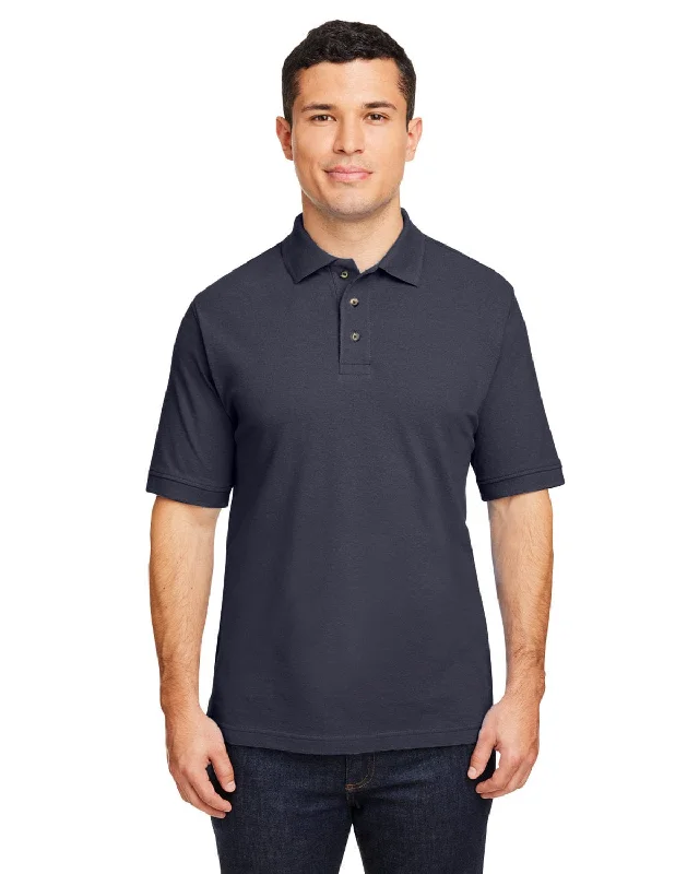 Year-End Clearance Harriton Cotton Pique Polo Shirt | Navy
