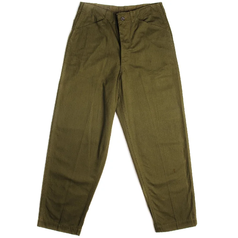 Bonus Savings VINTAGE USN NAVY UTILITY TROUSERS HBT PANTS WW2 SIZE W32 L31 DEADSTOCK Bonus Savings VINTAGE USN NAVY UTILITY TROUSERS HBT PANTS WW2 SIZE W32 L31 DEADSTOCK