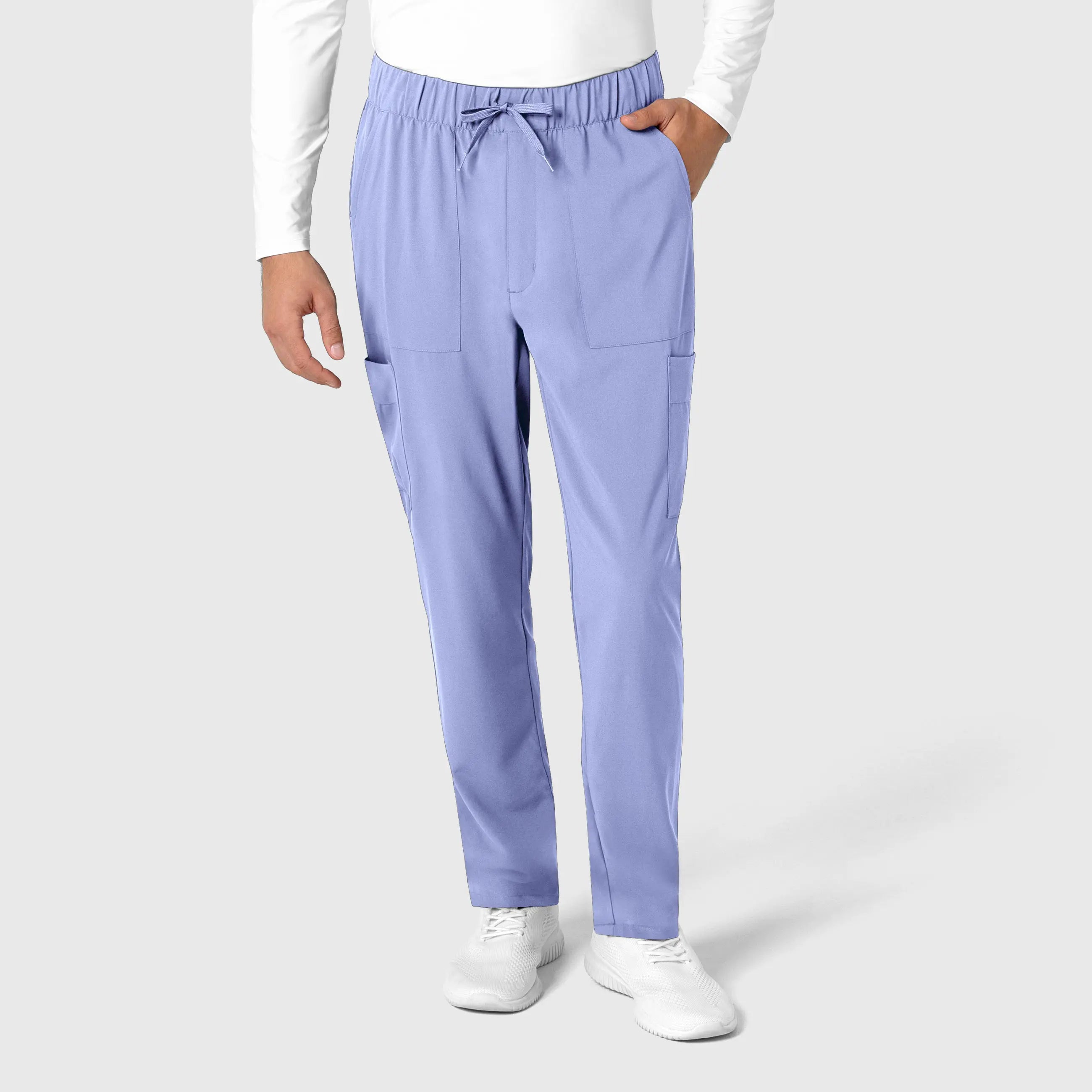 New Arrival Wink Men's Tapered Scrub Pant - Ceil Blue