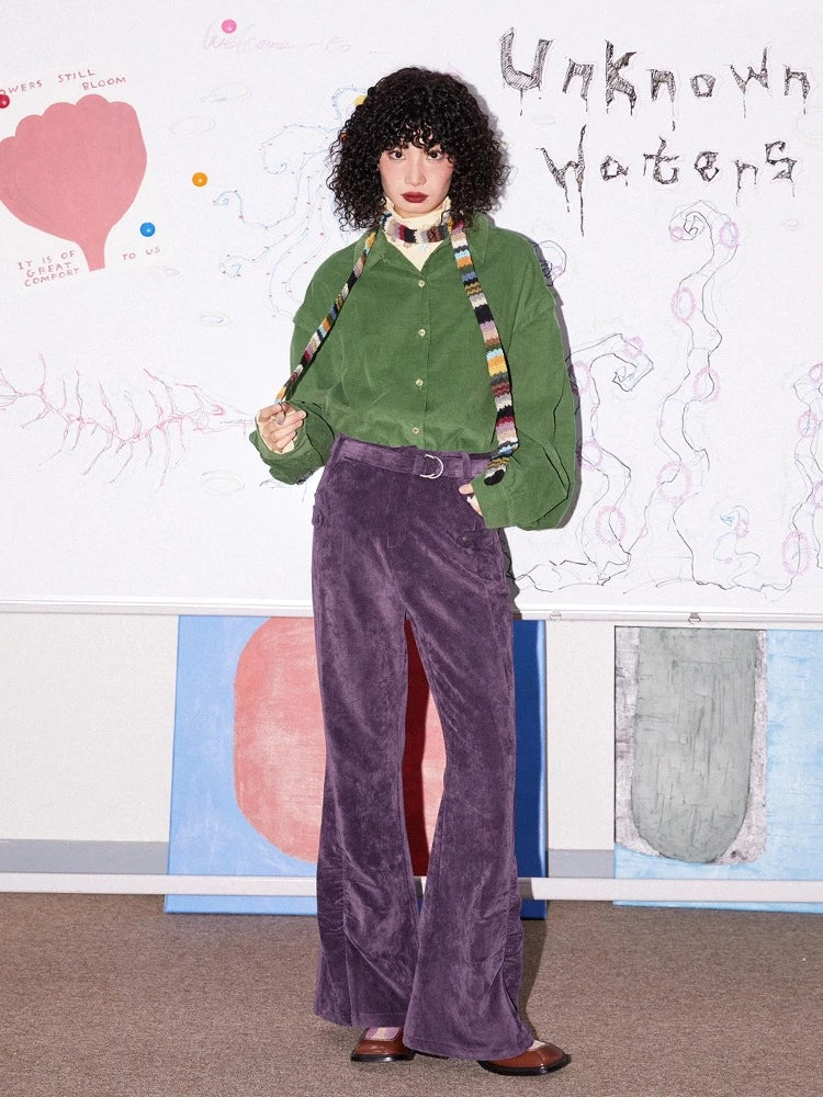 Instant Discount Loose wide leg pants【s0000005539】
