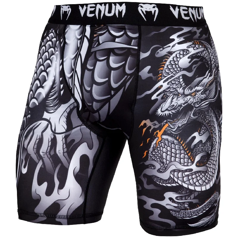 Sale Alert Venum Dragon's Flight Compression Shorts - Black/White