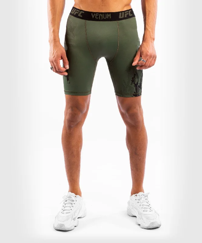 One-Day Only UFC Venum Authentic Fight Week Men's Performance Vale Tudo Shorts - Khaki One-Day Only UFC Venum Authentic Fight Week Men's Performance Vale Tudo Shorts - Khaki