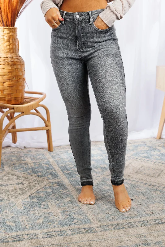 Weekend Savings Sensation Total Release High Waist Tummy Control Skinny Jeans in Black Weekend Savings Sensation Total Release High Waist Tummy Control Skinny Jeans in Black