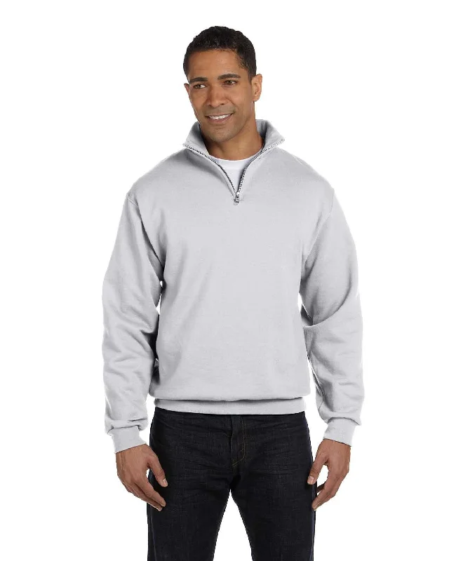 Weekend Specials to Celebrate Jerzees NuBlend 50/50 Quarter-Zip Cadet Collar Sweatshirt | Ash Weekend Specials to Celebrate Jerzees NuBlend 50/50 Quarter-Zip Cadet Collar Sweatshirt | Ash